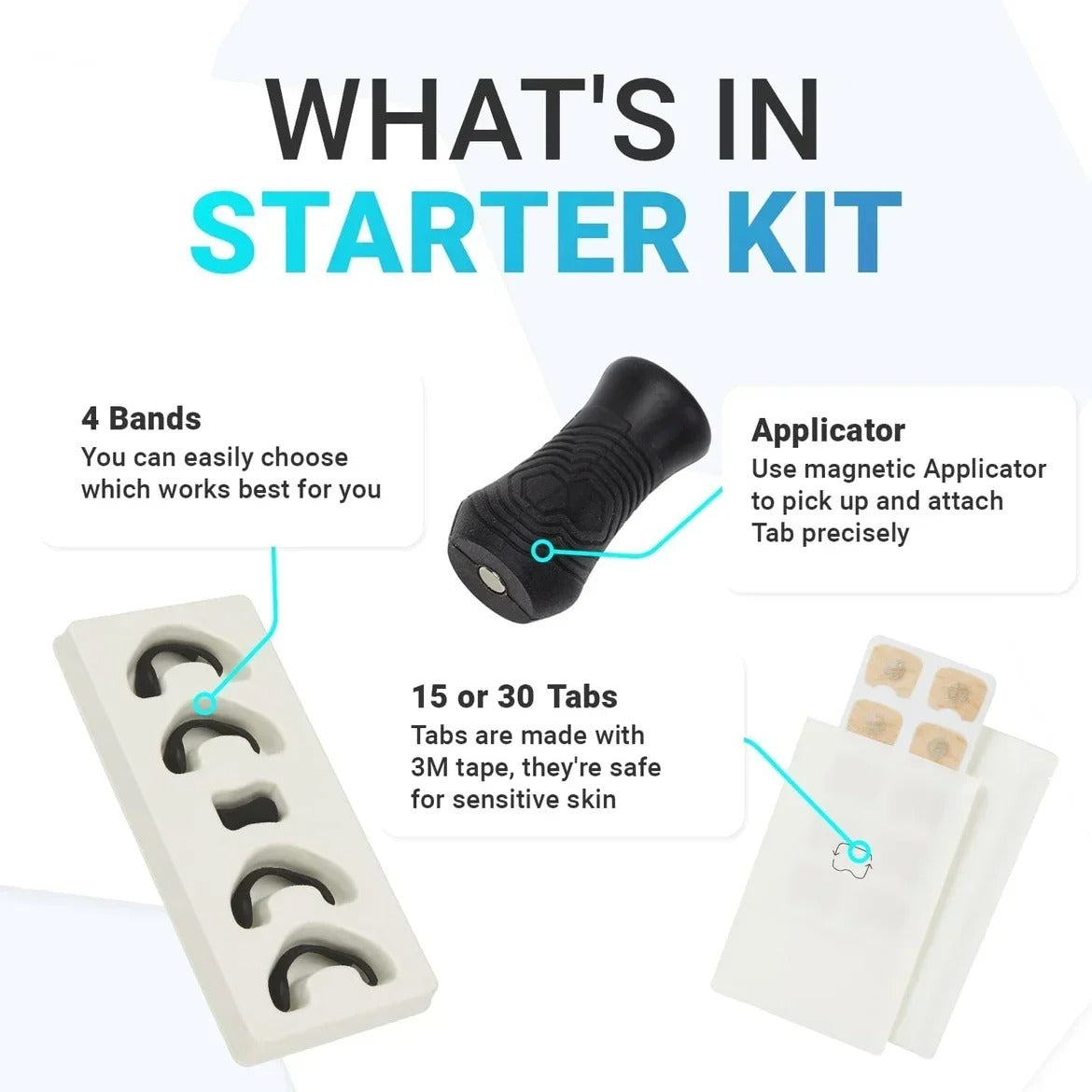 Magnetic Nasal Strips Nasal Breathing Dilators Kits
